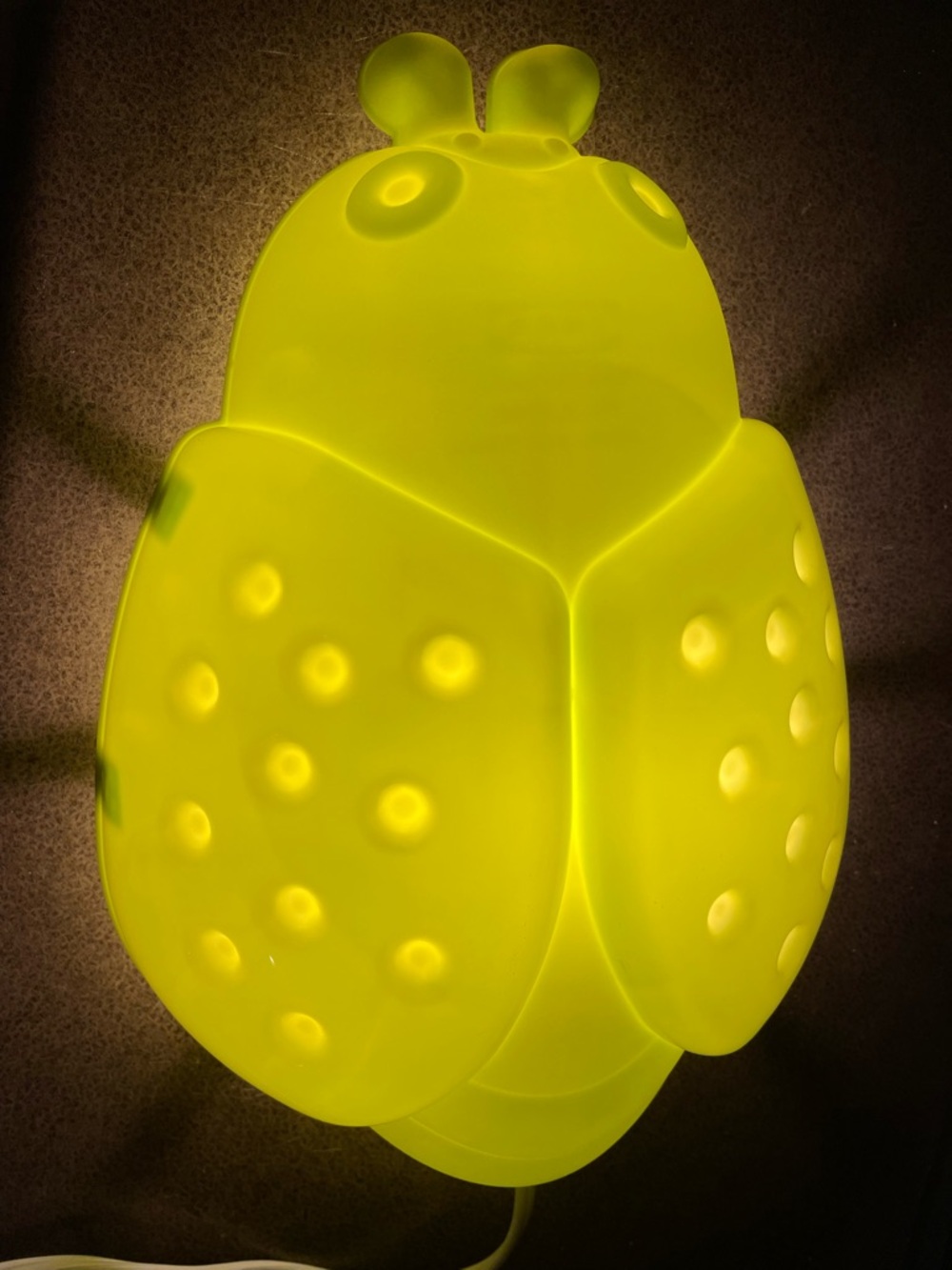 IKEA Smila Bagge Green Bug Wall Lamp Night Light